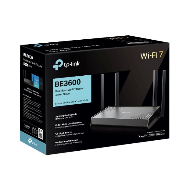 ROU BE3600 Dual-Band Wi-Fi 7 Router resmi
