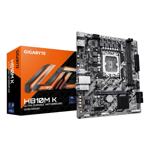 H810M-K 5600MHz DDR5 LGA1851 M.2 HDMI DisplayPort MicroATX Anakart resmi