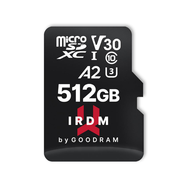 512GB MICRO CARD UHS I U3 A2 + adapter resmi