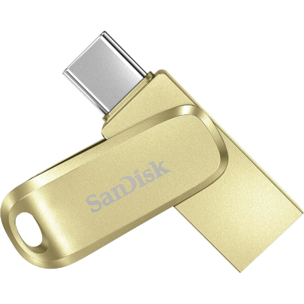 32GB Ultra Dual Drive Luxe USB3.2 Gen1 Type-C Flash Bellek Gold resmi