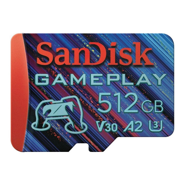 512GB Gameplay SDXC UHS-I 190MB/s MicroSD CARD resmi