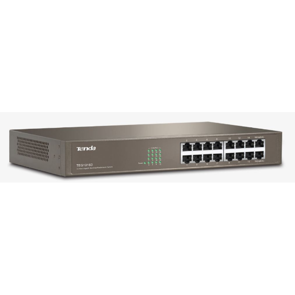 TEG1016D 16Port 10/100/1000 Rack-M Switch resmi