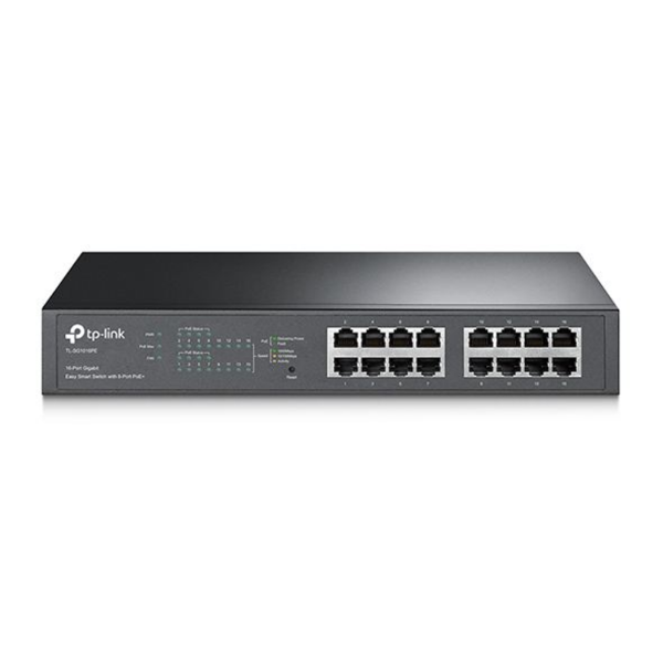 10/100/1000Mbps 16xPort Smart POE with 8xPort PoE Switch resmi