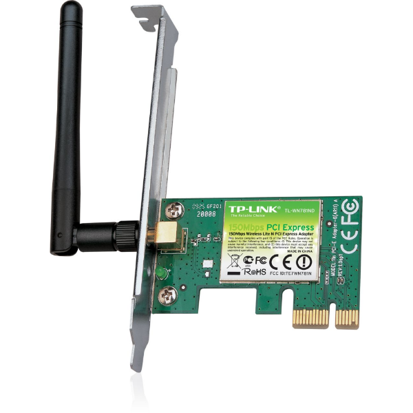 150Mbps 1xDeğiştirilebilir Antenli PCI Express Sinyal Alıcı resmi