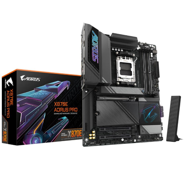 X870E-AORUS-PRO 8200MHz OC DDR5 AM5 M.2 HDMI DisplayPort ATX Anakart resmi