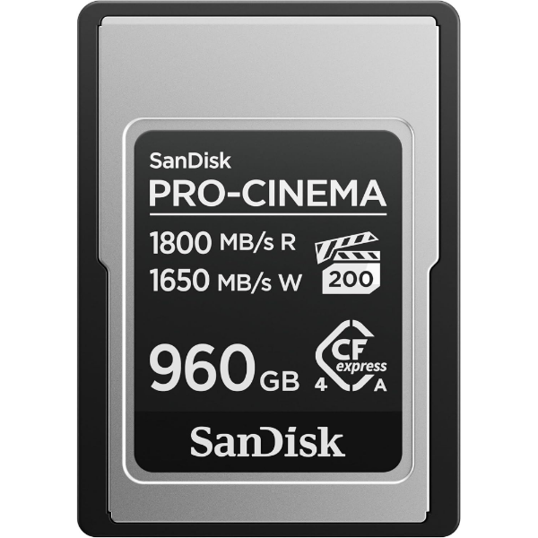 960GB PRO-CINEMA 1700 MB/s CFexpress Type-A Card resmi