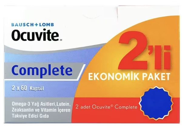 Ocuvite Complete 60+60 Kapsül - İkili Fırsat Paketi
