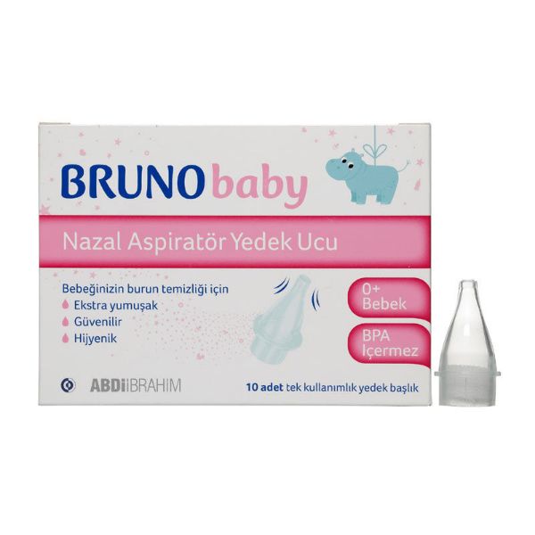 Bruno Baby Nazal Aspiratör Yedek Ucu 10'lu
