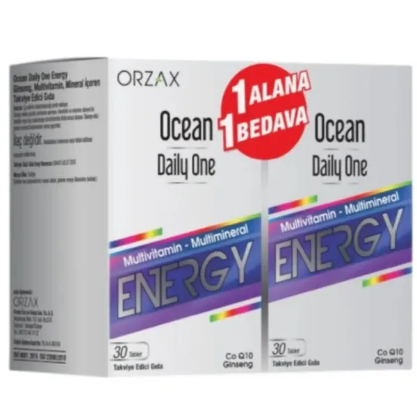 Ocean Daily One Energy 30 Tablet - 1 Alana 1 Bedava