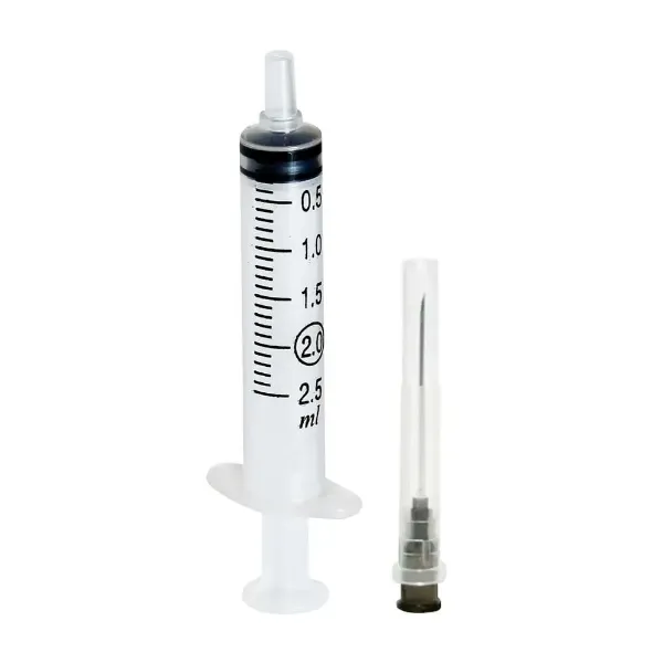 Tıbset Enjektör 3 Parça 2 cc Siyah